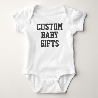 Anpassningsbar Personlig Baby Bodykostym T Shirt