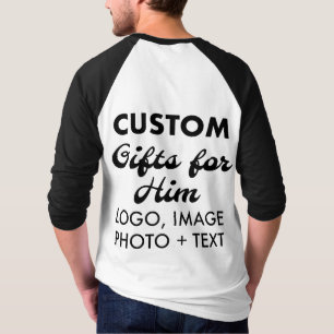 Anpassningsbar personlig Bakom Manar Baseball Jers T Shirt
