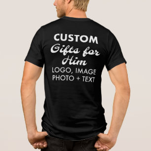 Anpassningsbar personlig Baksida Manar Tri-Blend T Shirt