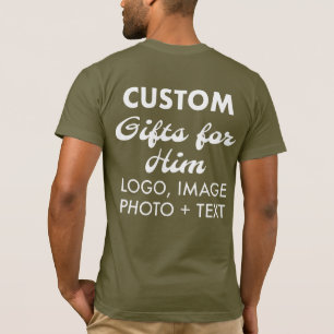 Anpassningsbar personlig Baksida Skriv ut Manar T- T Shirt
