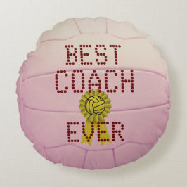 Anpassningsbar Personlig Best Coach Netball Boll Rund Kudde