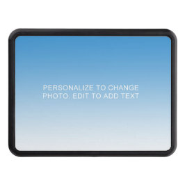 Anpassningsbar Personlig Blue Artwork Photo Namn Q Dragkroksskydd