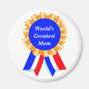 Anpassningsbar Personlig Blue Ribbon Award Magnets Magnet