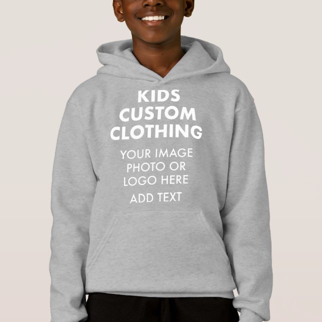 Anpassningsbar Personlig BOY'S PULLOVER HOODIE - G T Shirt (Framsida)