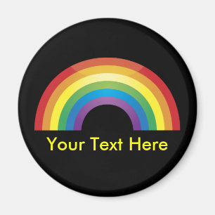 Anpassningsbar Personlig Classic Rainbow Magnets Magnet