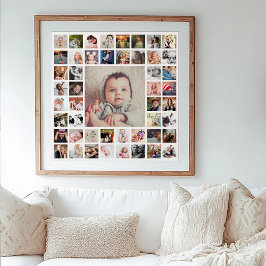 Anpassningsbar Personlig Family Memories Fotokolla Fototryck
