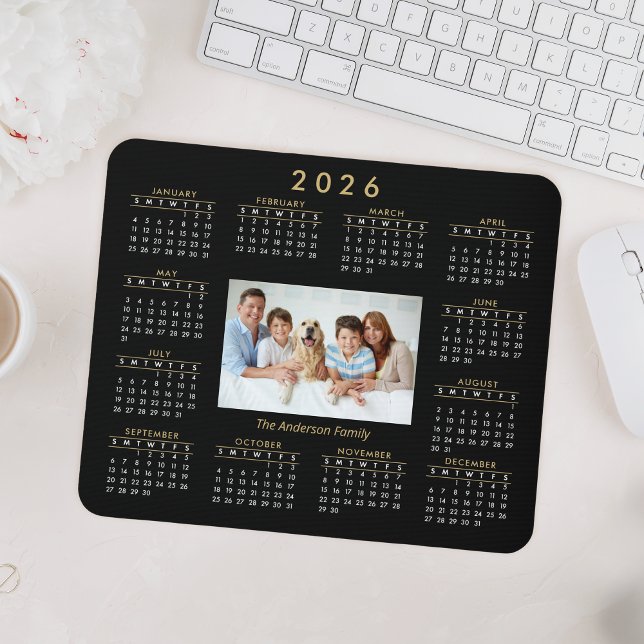 Anpassningsbar Personlig Family Photo 2024 Calenda Musmatta (Skapare uppladdad)