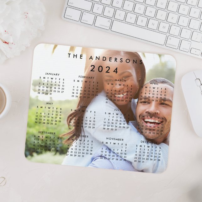 Anpassningsbar Personlig Family Photo 2024 Calenda Musmatta (Skapare uppladdad)