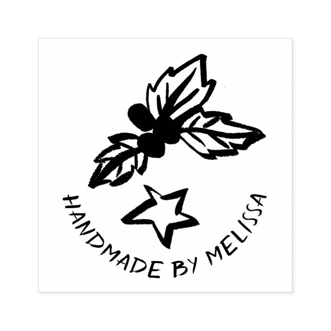 Anpassningsbar-Personlig för jultomte med Helgdaga Stämpel (Tryck)