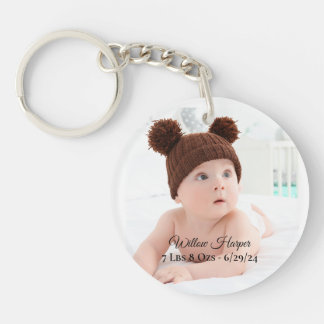 Anpassningsbar Personlig Foto Birth Baby Keepsak