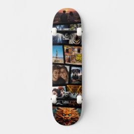 Anpassningsbar Personlig Fotokollage Skateboard