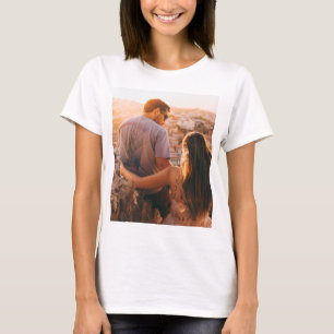 Anpassningsbar personlig fotoutskrift t shirt