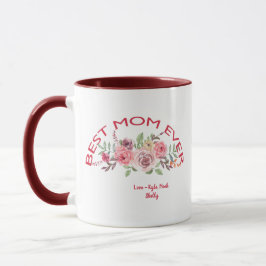 Anpassningsbar Personlig Gift for Mamma, Bästa Mam Mugg