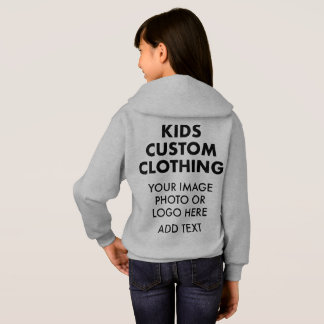 Anpassningsbar Personlig GIRL'S PULLOVER HOODIE -  T Shirt
