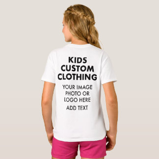 Anpassningsbar Personlig GIRL'S T-SHIRT - WHITE
