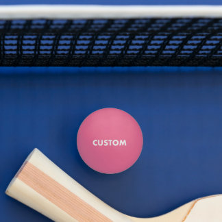 Anpassningsbar Personlig GLOW MÖRK ROSA Bord tenni Pingisboll