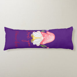 Anpassningsbar personlig gnomvalentins dag kroppskudde