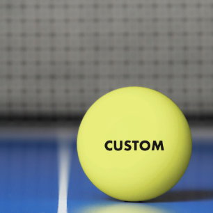 Anpassningsbar Personlig GULT Bord Tennis Pingisboll