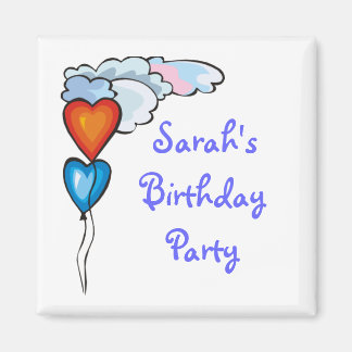 Anpassningsbar Personlig Heart Balloon Magnets Magnet