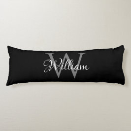 Anpassningsbar Personlig Initialt skript Monogram Kroppskudde