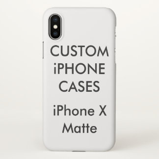 Anpassningsbar Personlig iPhone X Fodral Tom mall