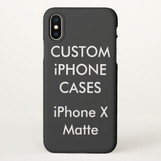 Anpassningsbar Personlig iPhone X Fodral Tom mall