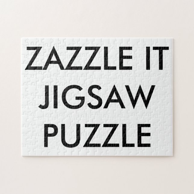 Anpassningsbar Personlig Jigszawa Puzzle Blank-mal Pussel (Horisontell)