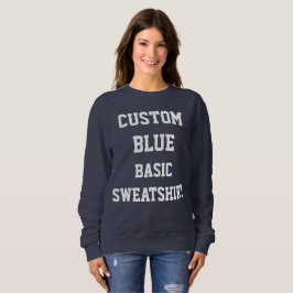 Anpassningsbar Personlig Kvinnor i BASIC NAVY SWEA T-shirt