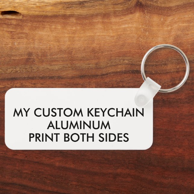 Anpassningsbar Personlig LICKA ALUMINUM PHOTO KEYC Nyckelring (Framsida)