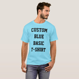 Anpassningsbar Personlig Manar BASIC LIGHT BLUE T- T-shirt