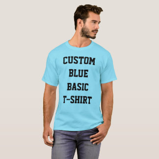 Anpassningsbar Personlig Manar BASIC LIGHT BLUE T- T-shirt