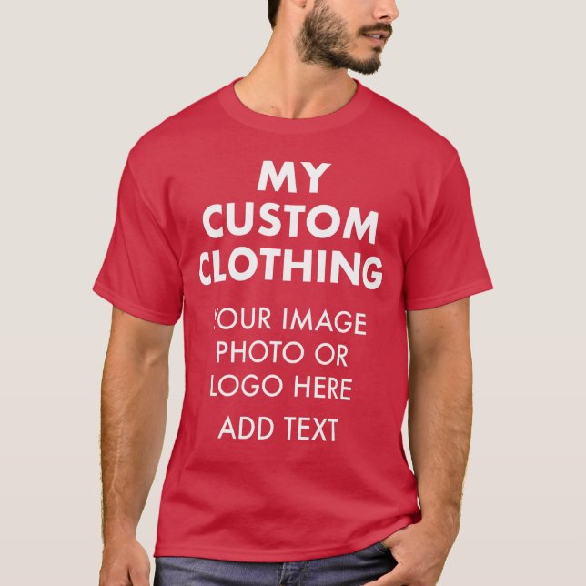 Anpassningsbar Personlig MANAR CARDINAL RED T-SHIR T Shirt (Framsida)