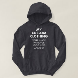 Anpassningsbar Personlig MANAR HOODIE - MÖRK GRÅTT