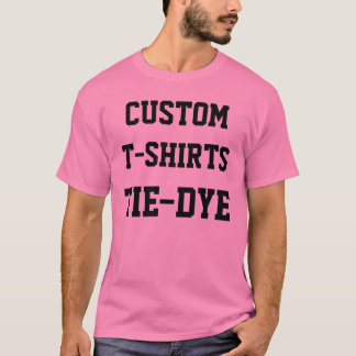 Anpassningsbar Personlig Manar ROSA TIE-DYE T-SHIR T-shirt