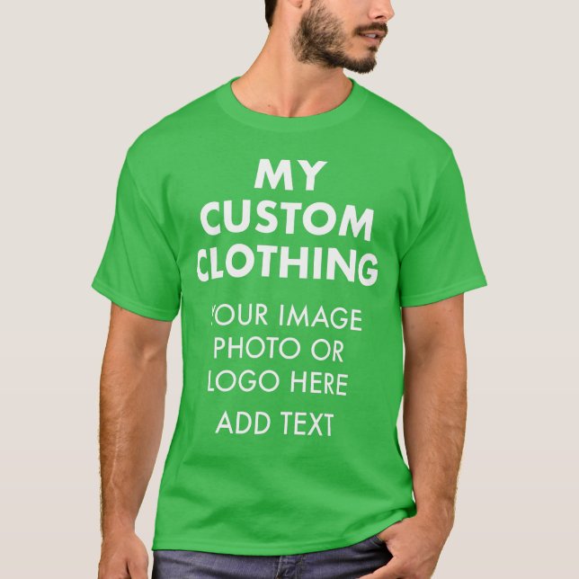 Anpassningsbar Personlig MANAR SHAMROCK GRÖNT T-SH T Shirt (Framsida)