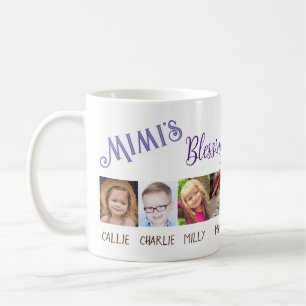 Anpassningsbar Personlig Mimis Blessings Photo Gra Kaffemugg