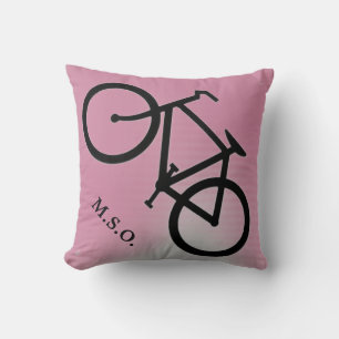 anpassningsbar personlig Monogram Initialer på Bik Kudde