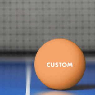 Anpassningsbar Personlig ORANGE Bord Tennis Pingisboll