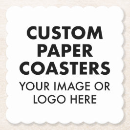 Anpassningsbar personlig PAPPER UNDERLÄGG (6) SKAL