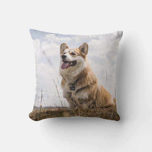 Anpassningsbar Personlig Pet Photo Dekorativ kudde (Framsida)