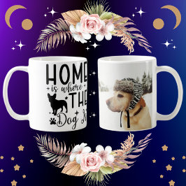 Anpassningsbar Personlig Pet Photo Quote Gift Hund Kaffemugg