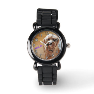 Anpassningsbar Personlig Photo Glitter Watch for G Armbandsur