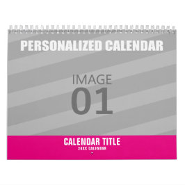 Anpassningsbar Personlig Photo make your own 2024 Kalender