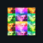 Anpassningsbar Personlig Photo Pop Art Canvas<br><div class="desc">Personligens fotoarbetsyta med ditt favoritfoto.Lägg till mer bilder om du vill skapa en roligt många-fotokollage. Personligen kan visas med fotot.</div>