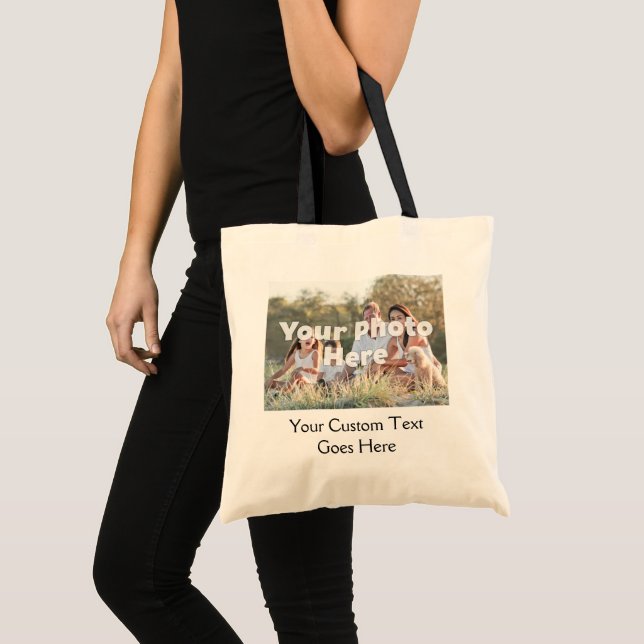 Anpassningsbar Personlig Photo Tote bags Tygkasse (Framsida (produkt))