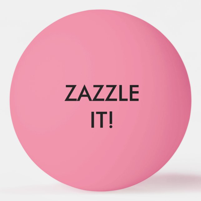 Anpassningsbar Personlig Ping Pong Boll Tom mall (Framsidan)