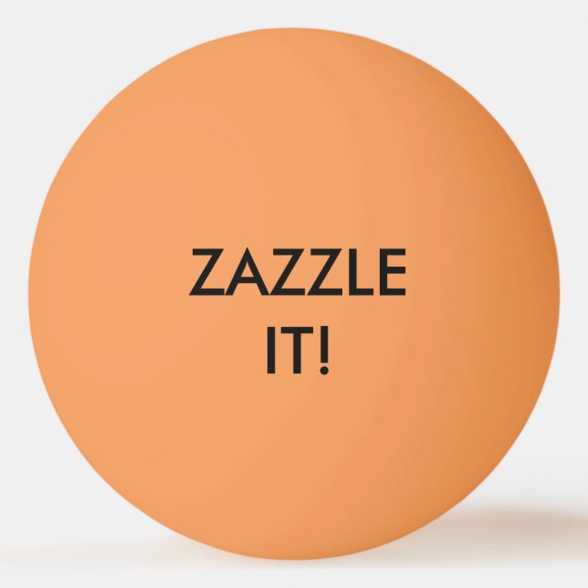 Anpassningsbar Personlig Ping Pong Boll Tom mall (Framsidan)