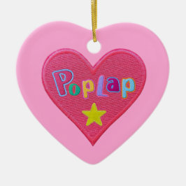 Anpassningsbar/Personlig POPLAP Afrikaans-flicka Julgransprydnad Keramik