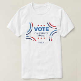 Anpassningsbar Personlig Presidentvalet Kampanj T Shirt