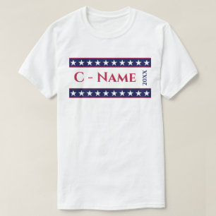 Anpassningsbar Personlig Presidentvalet Kampanj T Shirt